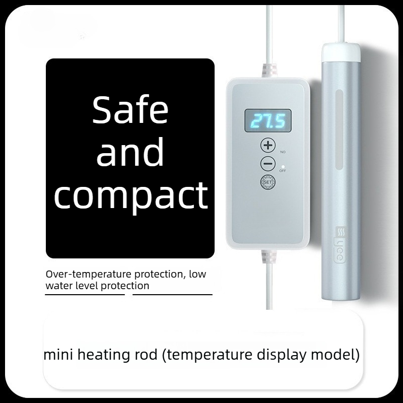 Fish Tank Heater - Dijital Ekranlı, Küçük Boy, Su Seviyesi